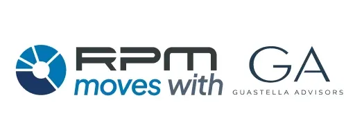 RPM Moves and Guastella Advisors partnership logo lockup